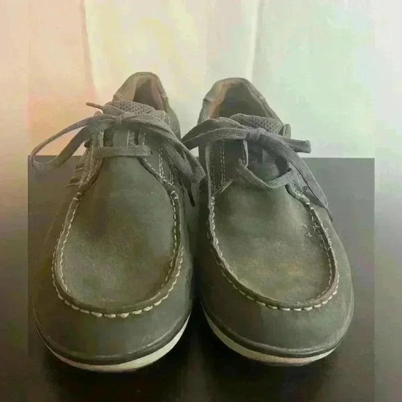 Unstructured Clarks Lace Up Leather Shoes‎ Men’s Size 8.5 - Picture 2 of 9